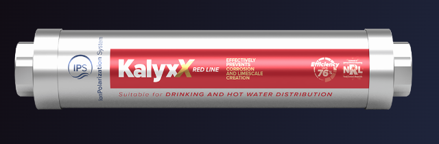 IPS KallyxX Red line snižuje riziko usazování vodního kamene ve vaší domácnosti, prodlužuje životnost domácích spotřebičů.