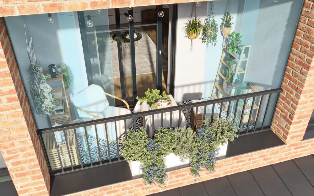 SIKO Zasklený balkon přinese řadu výhod, ochrání nábytek,květiny i vás během nepřízně počasí a přinese relax behem teplých dní.